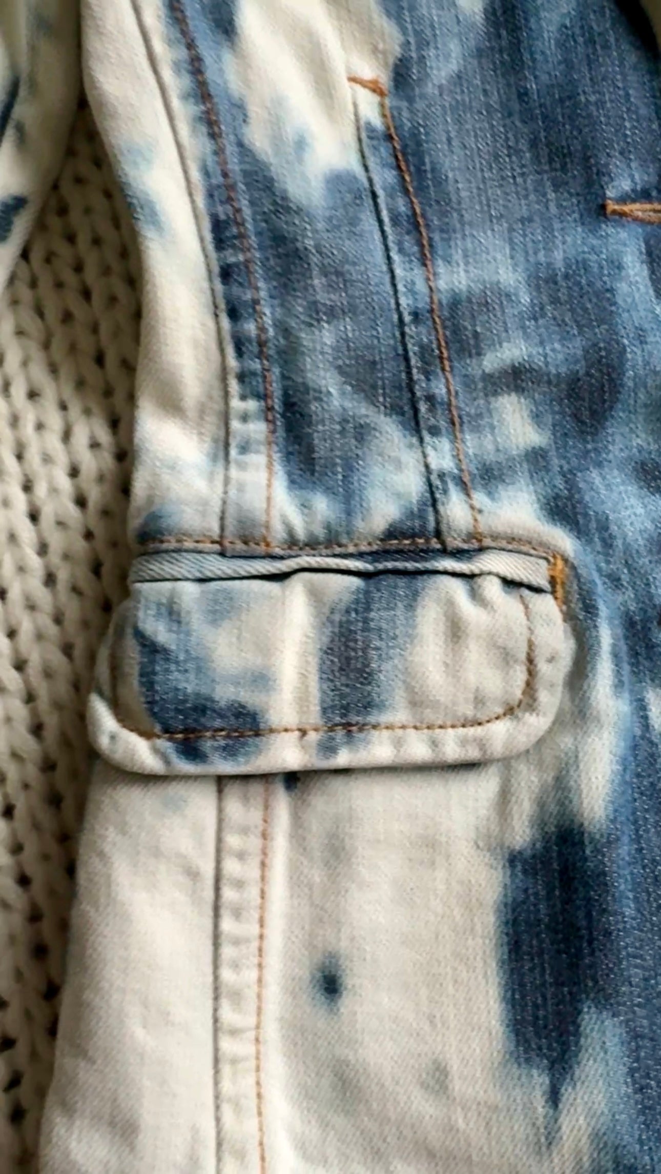 Kindle, Fitted Denim Blazer with Chanel-Inspired Buttons