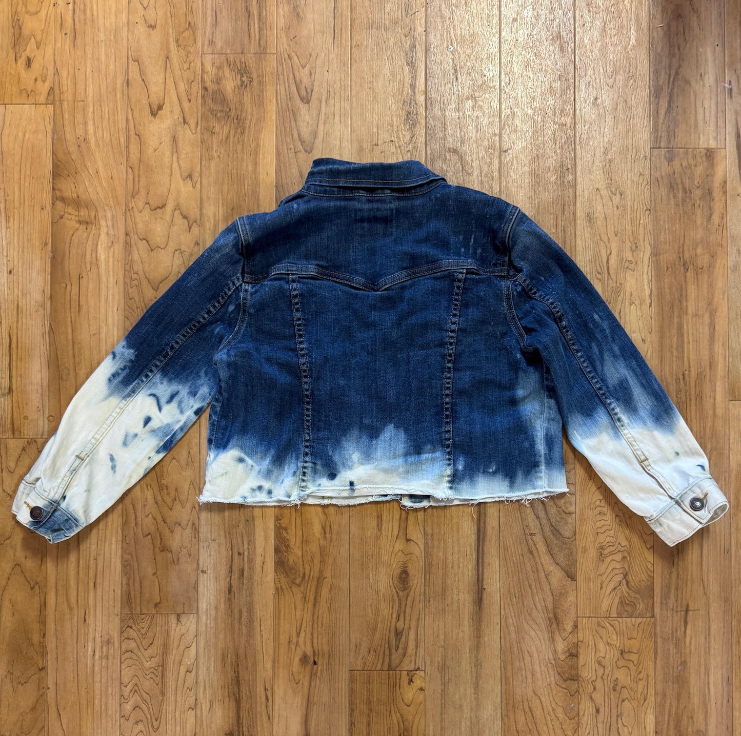 Dreams Rising Cropped Denim Jacket