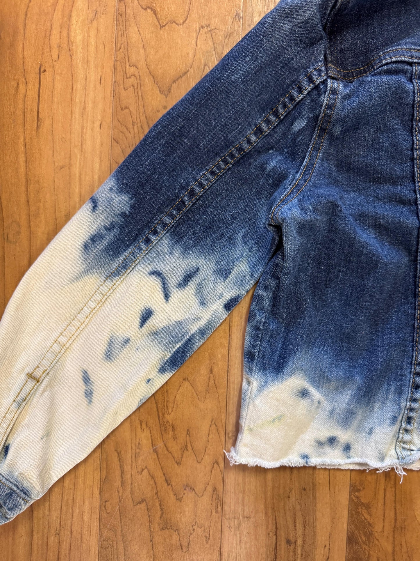 Dreams Rising Cropped Denim Jacket