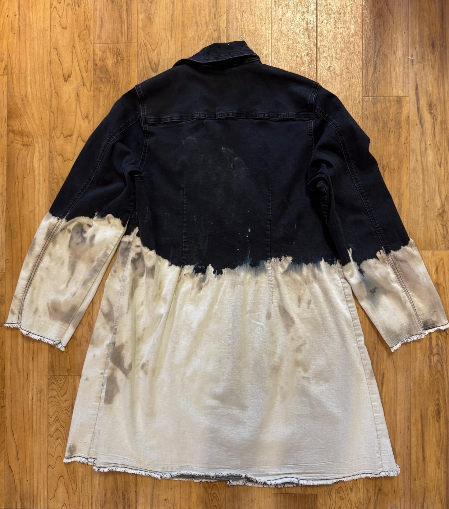 Lunar Night Celestial-Dyed Denim Jacket