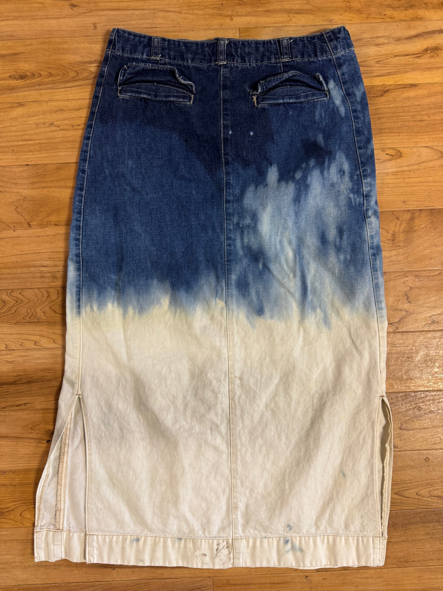 Bay Harbor, Denim Jean Classic Preppy Skirt