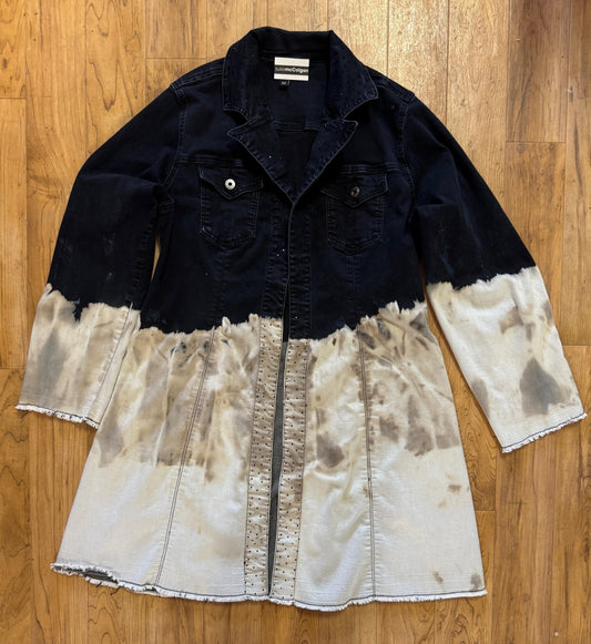 Lunar Night Celestial-Dyed Denim Jacket